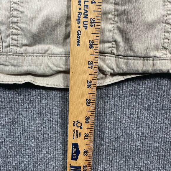 Levis Vintage Fit Button Up Work Shirt Men's XXL Beige Canvas Workwear Outdoor - Picture 9 of 13